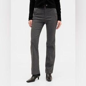 Banana Republic Sz 6 Women’s Mid Rise Stretch Wool Blend Lined Pants in Grey Sky